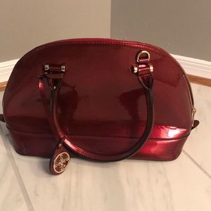 Stauer red handbag